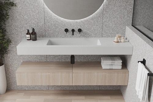 LAVATORIO BANCADA GARONA LAVATORIOS BANCADA CORIAN GARONA - Image 1