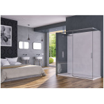 FRONTAL DUCHE + LATERAL FIXA STANDARD MO3A VIDRO DECORADO