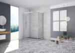FRONTAL DUCHE + LATERAL FIXA STANDARD SL3A VIDRO DECORADO