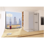 FRONTAL DE DUCHE 2 PORTAS STANDARD ROLLING RL2V VIDRO DECORADO