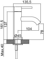 AQUAGRIF MISTURADORA LAVATÓRIO URBAN - Image 3