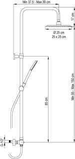 AQUAGRIF CONJUNTO DE DUCHE THERM URBAN FLOW - Image 2