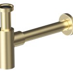 AQUAGRIF SIFÃO OURO ESCOVADO LAVATÓRIO